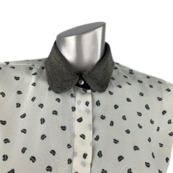 ANTHROPOLOGIE | Maison Scotch Lips Button Up Shirt - Picture 4 of 7